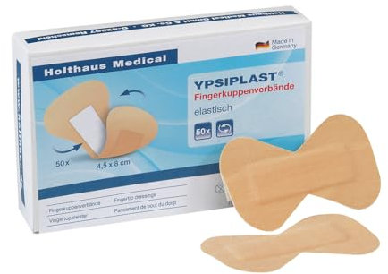 YPSIPLAST Fingerkuppenverband hautfarben4 x 7 cm, elastisch (50 Stck.)