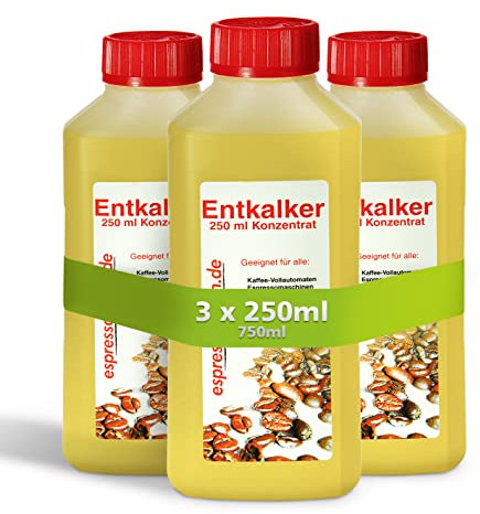 750 ml Universal Entkalker für Kaffeevollautomat & Haushaltsgeräte I Flüssigentkalker Konzentrat I Bad, Kaffeemaschine, Bügeleisen, Vollautomaten, Wasserkocher
