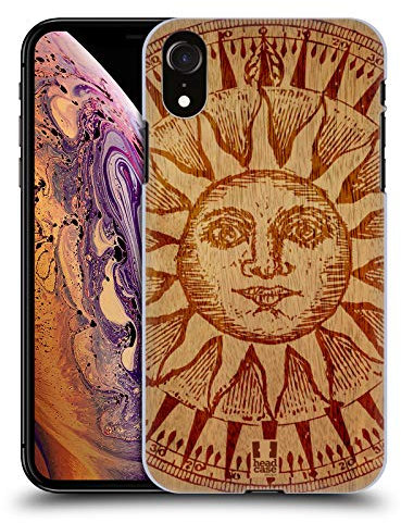 Head Case Designs Soleil Art en Bois Coque Dure pour l'arrière et Fonds D'Écran Design Assorti Compatible avec Apple iPhone XR