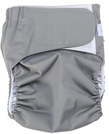Daipers Adult Cloth Diaper Washable Elastic Adjustable Reusable Adult Nappy for Old Man Incontinence Teen Special Needs Size L (Random Color) Waterproof Diaper Cover