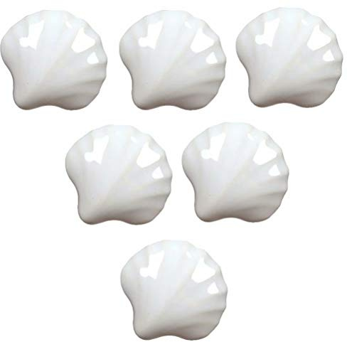 Creatwls - Pomelli in Ceramica per Armadi, Cassetti e Armadietti, 6 pezzi, Pomelli Porta Cassetto Armadietto Mobili Classici Pomoli per Porta Maniglie per Cassetti