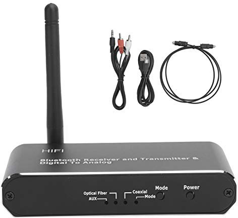 Convertitore DAC, Convertitore Audio DAC Digitale Bluetooth con Ricevitore Bluetooth D09 per Android/iOS Tablet TV per Telefoni Cellulari