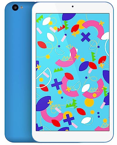 SPC Gravity 3 Mini - Tablet for Children with 8 Inch Display, Child Lock, 4GB RAM, 64GB Expandable Internal Memory, 4,000 mAh Battery, USB-C, Android 12 - Colour Blue