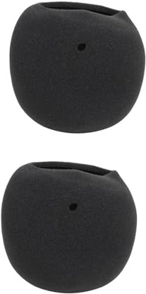 SAFIGLE 2pcs Microphone Sponge Cover for Protective Voice Tube Cover Easy to Install Remove Compatible Microphone