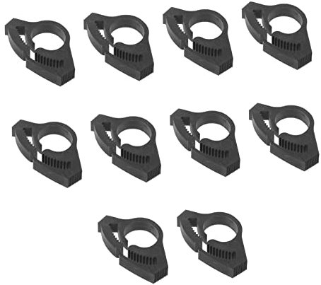 Homoyoyo 10-teilige Schlauch-ratschenclips Aus Nylon Schlauchclips Mit Doppelt Verriegelten Zähnen Verstellbare Klemme Für Kabelschlossschnalle Mit Drahtschutz