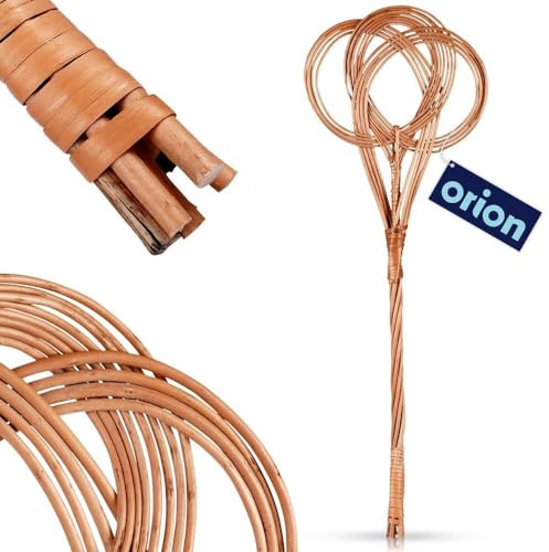 orion group Teppichklopfer Ausklopfer Handklopfer für Teppiche Matten aus | geflochtener Weide 75 cm