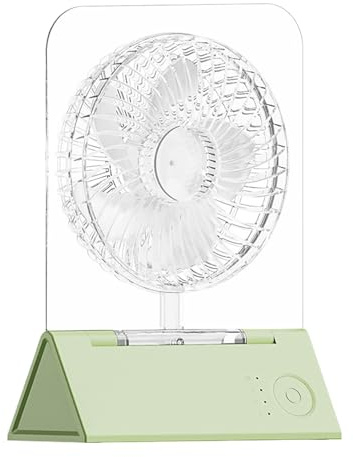 Ventilador de escritorio, ventilador de escritorio USB - Pequeños fans de mesa personales,Dispositivo de enfriamiento portátil recargable con cuatro velocidades de viento ajustables para el dormitorio