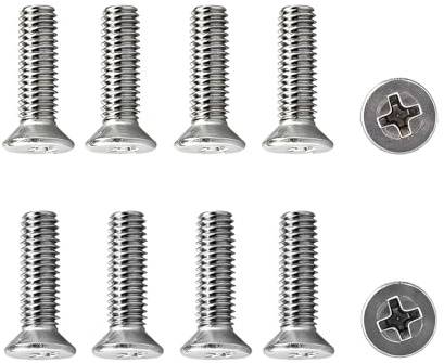 10-Pack 304 Stainless Steel Door Latch Grub Screws - M3.5 & M4.0 Phillips Head for UPVC Multi-Point Gearbox, Home & Office Security Reinforcement