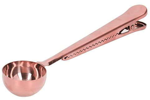 RiToEasysports Stainless Steel Sealing Clamp/Holder Practical Teaspoon 2 in 1 Elegant for Household Supplies (#3)