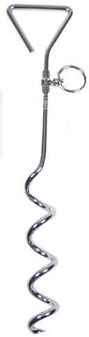 MFH Spiralhering Metallhering Zelt Camping Hering Stahlhering Zelthering verschiedene Größen (40 cm)