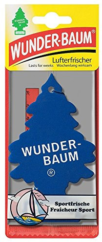 5 x Wunderbaum Lufterfrischer Sportfrische 134203