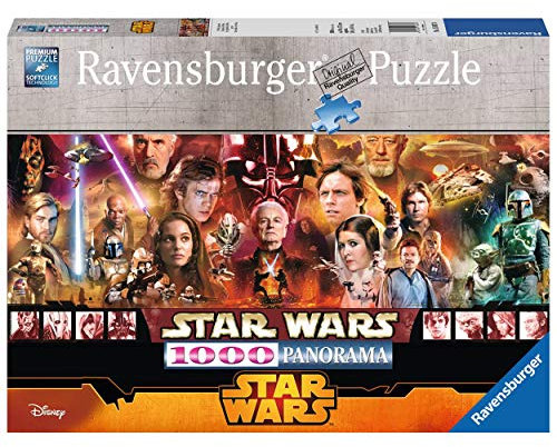 Ravensburger Puzzle Star Wars Legenden, Erwachsenenpuzzle, Premiumpuzzle, Panoramapuzzle, Panorama, 1000 Teile, 15067 0