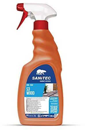 Sanitec Legno, Detergente Specifico, Spray 500 ml
