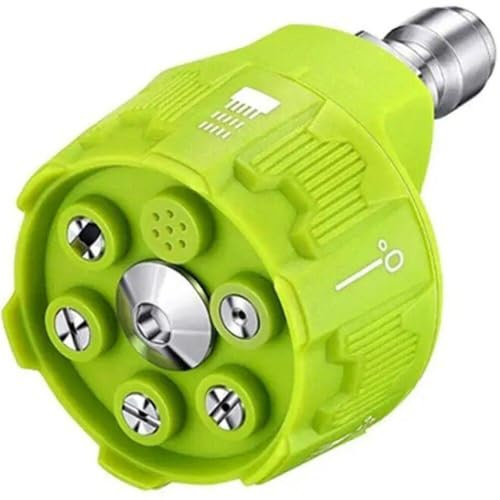 Hochdruckreiniger-düse, 6-in-1-übersprühdüse, Verstellbare Elektrische Hochdruckreiniger-düsenspitzen 1/4-zoll-schnellanschluss