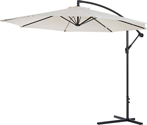 DECHOME - Ombrellone da Giardino 3x3 mt Decentrato colore Beige