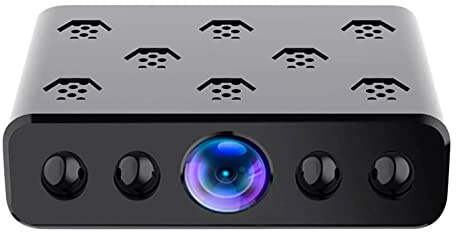 Cámara Ordenador Webcam Mini cámara WiFi 1080P cámara de vigilancia remota inalámbrica grabadora de vídeo con detección de Movimiento de visión Nocturna Comprar Webcam (Black, One Size)