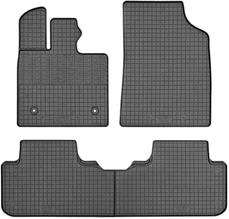 Satz Gummimatten kompatibel mit BYD Seal U (EV) & Seal U DM-i (PHEV) 2024- (4-teilig + Montagesystem), Schwarz