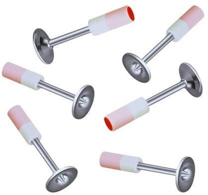 100 pezzi Chiodi per Pistola Sparachiodi, Chiodi in Acciaio, Chiodi per Calcestruzzo e Soffitti, ideali per Fissaggi e Riparazioni, Chiodi in Acciaio Zincato 7,3 mm