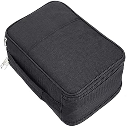 TSMORY 300 Slots Buntstifte Aufbewahrungstasche Federmäppchen Große Kapazität Bleistifttasche Bleistift Organizer für Buntstifte, Schwarz