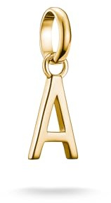 THOMAS SABO Charm Club Connect Charm-Anhänger Buchstabe Recyceltes 925 Silber