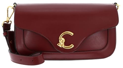 Coccinelle Pelle borsa a tracolla C-Me Calf Shoulder Bag Ribes mirtillo