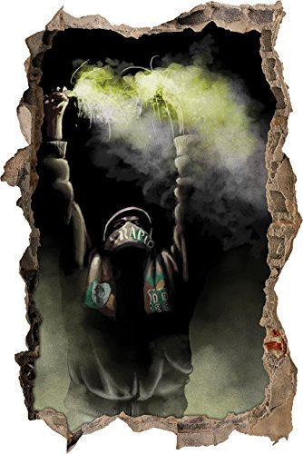 Ultras Rapid, 3D Wandsticker Format: 92x62cm, Wanddekoration