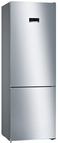 Bosch - Frigorífico Combinado, Libre Instalación, Serie 4, 70 cm de ancho, Total NoFrost, acero antihuellas, KGN49XIEA