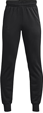 Under Armour Jungen UA Armour Fleece Joggers, warme Jogginghose mit offenen Seitentaschen, atmungsaktive Sporthose für Jungen
