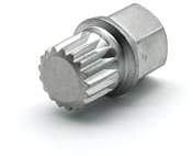 TMAX Abc6/17Pt Wheel Lock Lugnut Anti-Theft Lug Nut Screw Removal Key Socket S3057 for Vw Audi