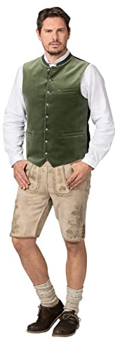 Stockerpoint Herren Trachtenweste Lorenzo I Größen 46-64 I Traditionelle & hochwertige Weste mit verstellbarem Riegel I Perfekt für Trachten & Festlichkeiten