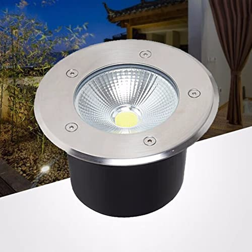 Bajo Voltaje Foco Empotrable Luz Subterránea LED Impermeable IP66 Jardín Exterior COB Lámpara Empotrable En El Suelo Para Entrada De Autos, Cubierta, Paso, Condecoración Iluminación Del Paisaje SHOWER