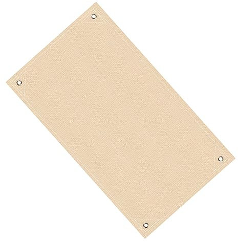 Sosoport Feuerfeste Matte Aus Glasfasermaterial Isolierte Decke Als Picknick-schutzpolster Hitzebeständiges Grillzubehör Für Küche Und Camping