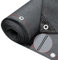 VOUNOT® Malla Sombreo y Ocultación 1.5×10m, Valla Privacidad 230 g/m² HDPE Protección UV, Red de Sombra con Bridas, para Jardín, Huerto, Balcón, Antracita