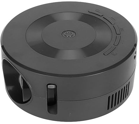 Mini Proiettore LED 1080P, Proiettore Intelligente Portatile Altoparlante Incorporato, Videoproiettore Tascabile a Basso Rumore con Telecomando, Supporto Alimentatore Mobile