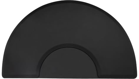 KenSyuInt Salonmatte Halbrunde Salonmatten 90x150cm Anti-Ermüdungs-Bodenmatte Salon Barber Floor Standing Support Matte Salon-Bodenmatte für Friseure, Büro Komfort-Bodenmatte