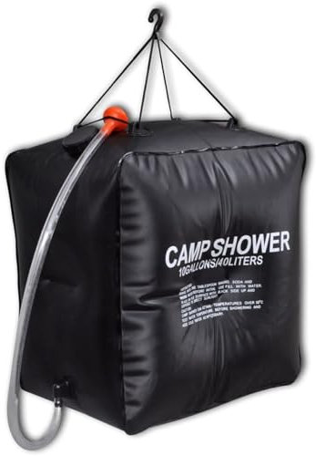 Homgoday Campingdusche Solardusche Outdoor Badewanne 40 L