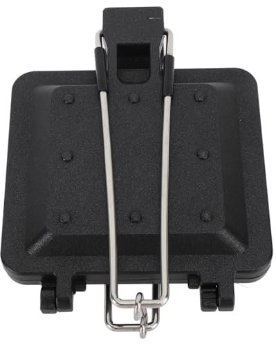 Vcedas Appareil à croque-monsieur pliable de camping - Anti-adhésif - Double face - Pour sandwich chaud - Pour l'extérieur, Vcedaskogmdui1pr