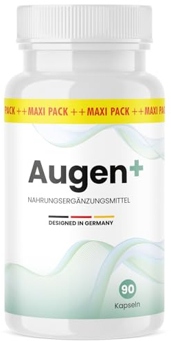 Augen + Kapseln | Qualität für Männer und Frauen | 90 Kapseln im praktischen Maxi Pack 1x