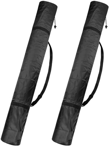 2 Stück Stativ-Tragetasche, Kordelzug Aufbewahrungstasche, Gestänge Transport Tasch, Tragbare Zeltstangentasche, Stativ Lichtständer Tragetasche, für Zeltstangen Lichtständer (23x130cm)