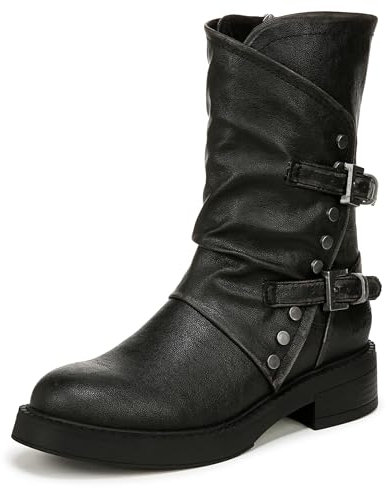Blowfish Malibu Womens Venice Studded Moto Boot Black 10 M