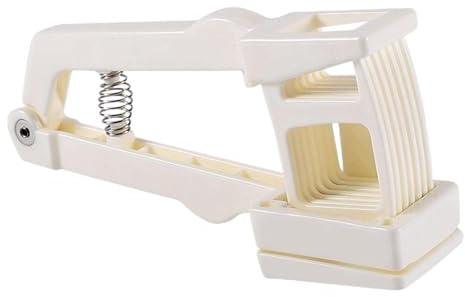 Lnhgh Cortador de ajo | Cortador de ajo manual afilado, Cortadora de frutas duradera, rallador de ajo de grado alimenticio para utensilios de cocina, corte sin esfuerzo, fácil rebanado