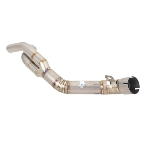Pot Moto Pot Echappement pour YZF pour R1 YZF-R1 MT-10 MT10 2007 2008 Échappement Moto Modifier Le Tuyau Liaison Intermédiaire Connecter Le Silencieux Slip on Pot d'échappement