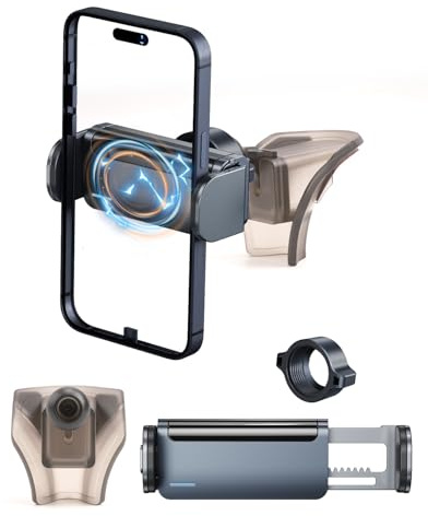 YEE PIN Support de téléphone portable compatible avec Mercedes Benz Classe C W206 2022-2024/GLC X254 2023 2024 | Rotation à 360 ° | Verrouillage automatique | Compatible avec les smartphones de 4 à 7