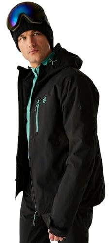 Dare2b Mens Eagle Iii Ski Jacket, Black, L EU