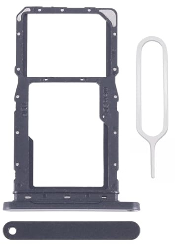 Générique Tiroir Carte SIM+ MicroSD pour Samsung Galaxy Tab A9+ (SM-X215, SM-X216) Support Adaptateur pour Carte SIM et memoire Plateau Porte - Noir