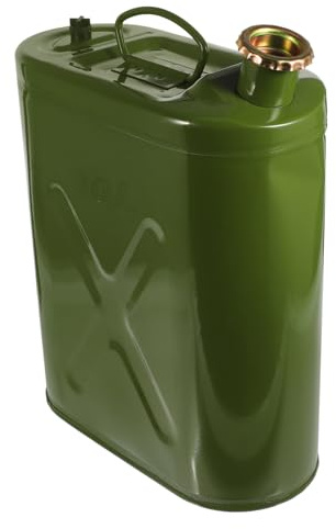 BESTYASH Tanica per Carburante Lamiera Contenitore Resistente per Olio con Cappuccio Bloccabile e Protezione Dalla Corrosione per Domestico e Industriale