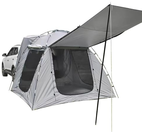 AAXgy Tienda de Campaña Trasera para V-W ID.6 X 2022-2025, Toldo Impermeable con Protección Solar, Fácil De Montar, Ideal para Camping, Senderismo Y Viajes