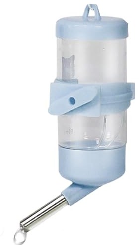 Xijobido Bouteille d'eau pour Hamster | Distributeur d'eau pour Lapin - Abreuvoir Anti-Fuites Accessoires de Cage pour Petits Animaux Nains