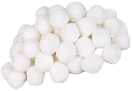 TOYANDONA Bolas de Filtro para Piscina y Bañera Esponjas Absorbentes Duraderas Limpieza Eficaz y Reutilizable para Piscinas Desmontables Hinchables