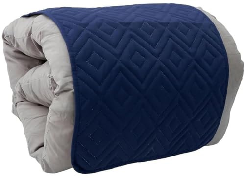 Miecoae Funda para Reposabrazos De Sofá Pasamanos Sofa para Brazos Reposa Cabezas para Reposacabezas para Sillón Silla Relax Orejero Reclinable Grande Sofás Impermeable(Azul,1 Headrest)